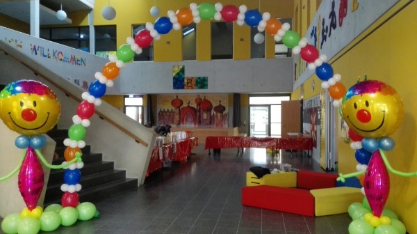 Ballondekoration Schulfest Ballondekoration Schulfest