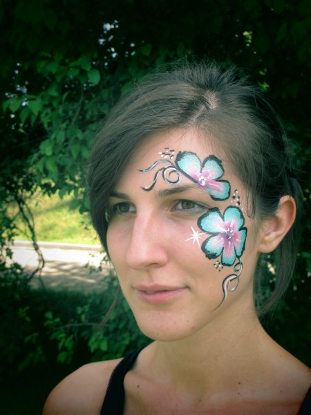 Facepainting, Sommerfest