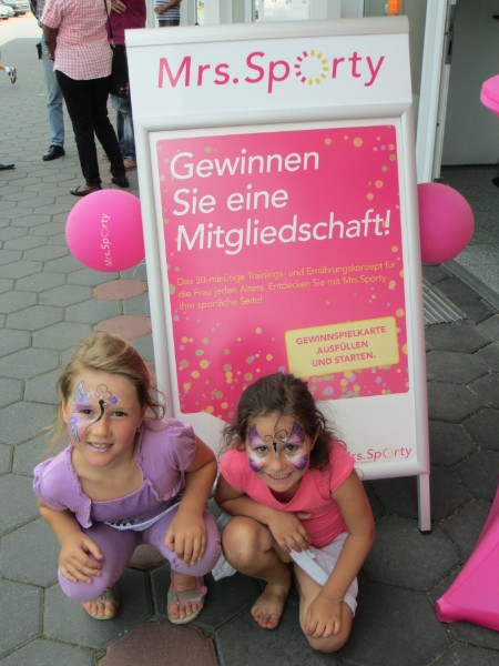 Kinderschminken Hochheim Mrs. Sporty