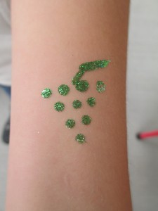 Glitzertattoo, Kindergeburtstag Glitzertattoo, Kindergeburtstag